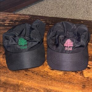 Pair of Pine Tree Country Club Birmingham Golf Hats. Black. Port Authority